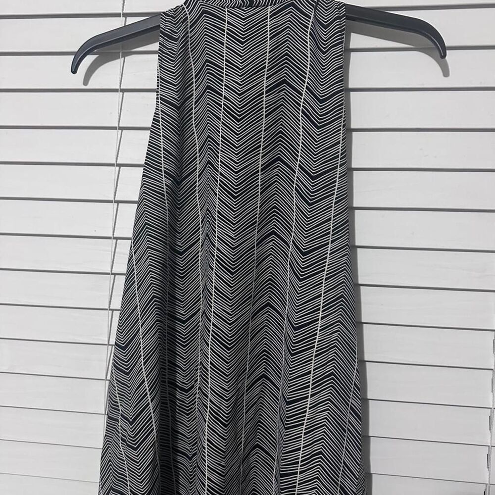 Women's Grey and Black Dress